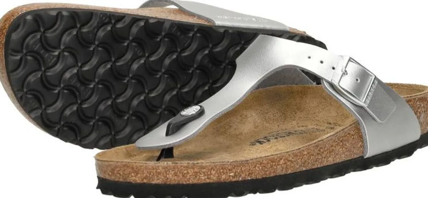 Birkenstock Gizeh Zilverkleur Fashion