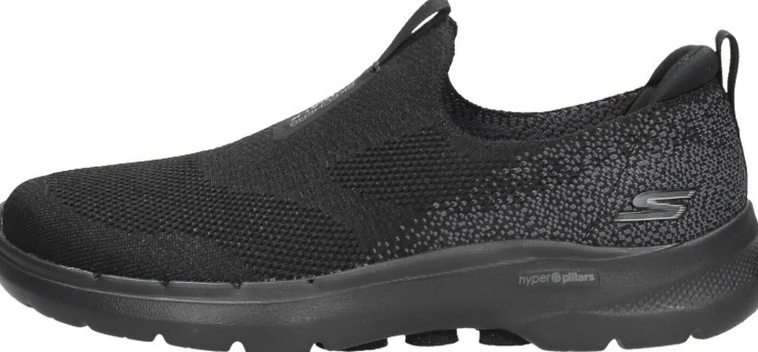 Skechers Go Walk 6 - Glimmering Zwart Hot