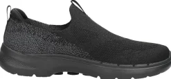 Skechers Go Walk 6 - Glimmering Zwart Hot
