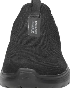 Skechers Go Walk 6 - Glimmering Zwart Hot