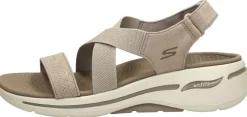 Skechers Go Walk Arch Fit Taupe Clearance