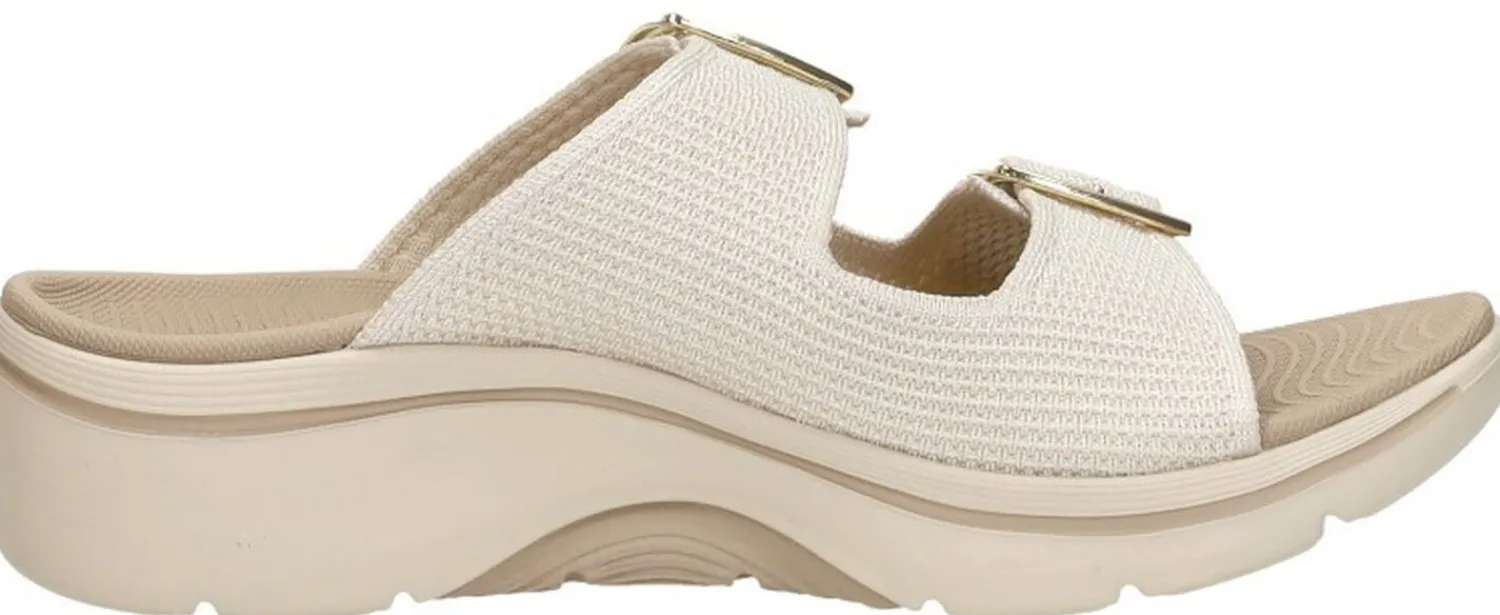 Skechers Go Walk Arch Fit 2.0 Sandal Beige Clearance