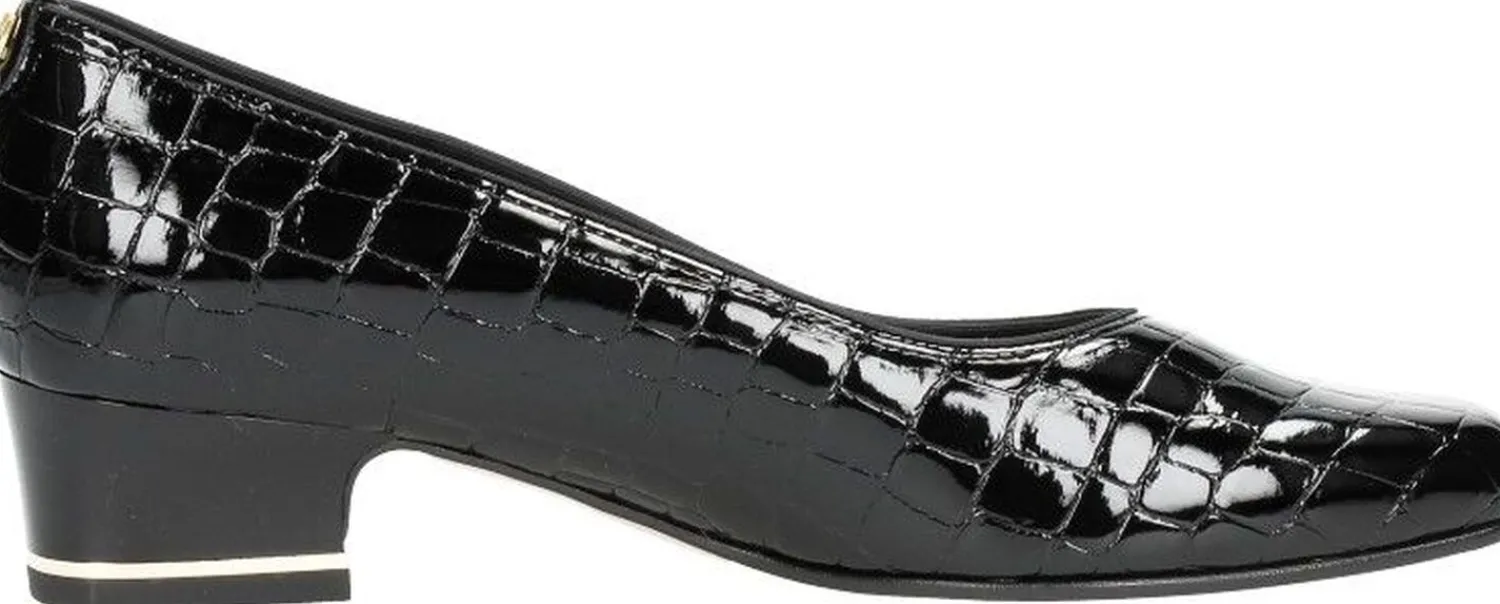 Ara Graz Cocco-Lack Zwart croco lak Hot