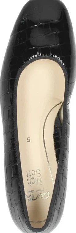Ara Graz Highsoft Zwart croco lak Discount