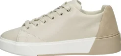 Calvin Klein Heel Cupsole Lace Up Gebroken wit Discount