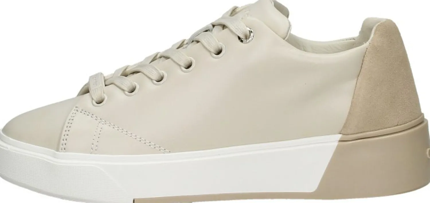 Calvin Klein Heel Cupsole Lace Up Gebroken wit Discount