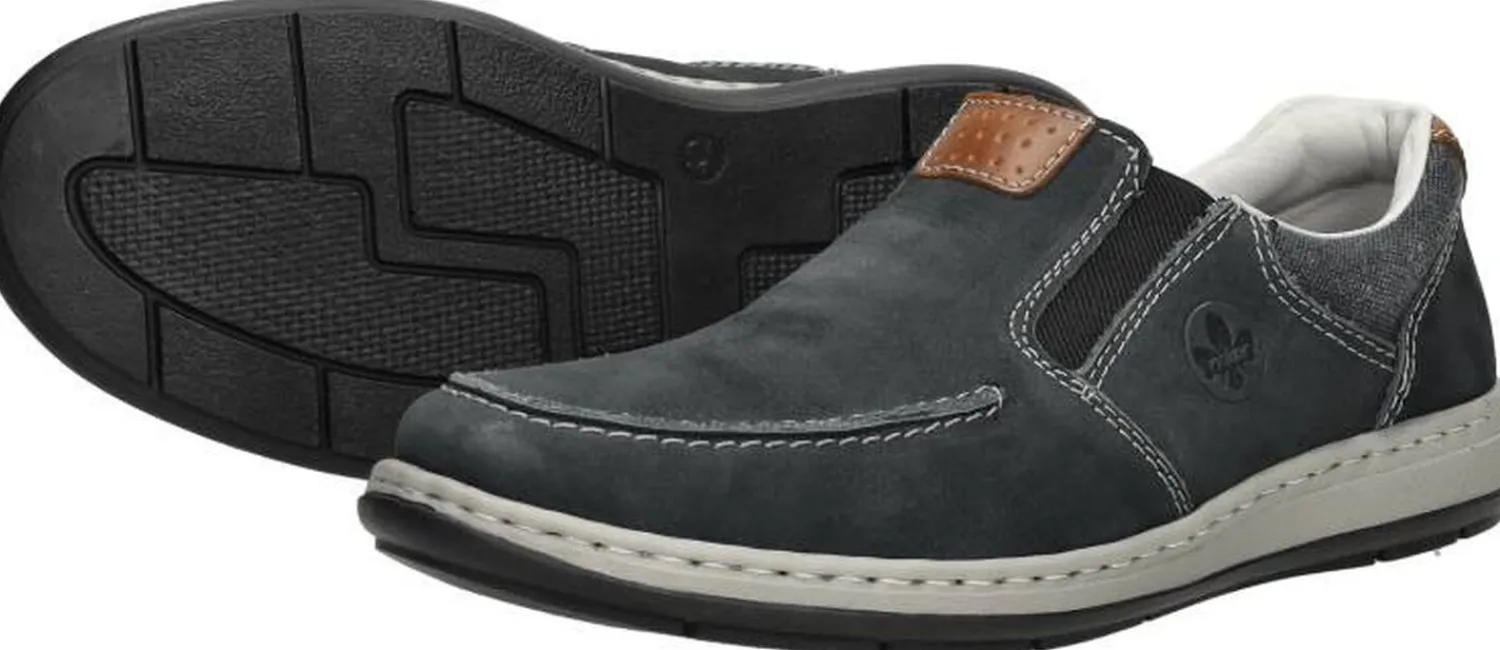 Rieker Heren instapschoenen Blauw Sale
