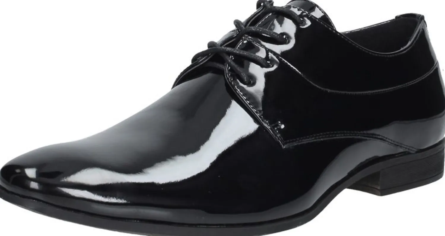 Bottesini heren lakschoenen Zwart lak Fashion