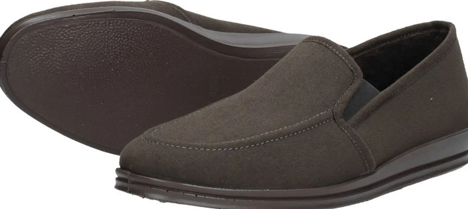 Rohde Heren pantoffels Donkerbruin Outlet