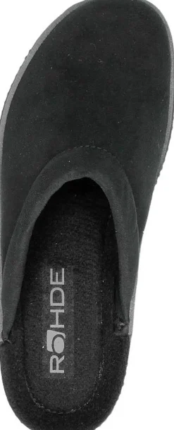 Rohde Heren pantoffels Zwart Fashion