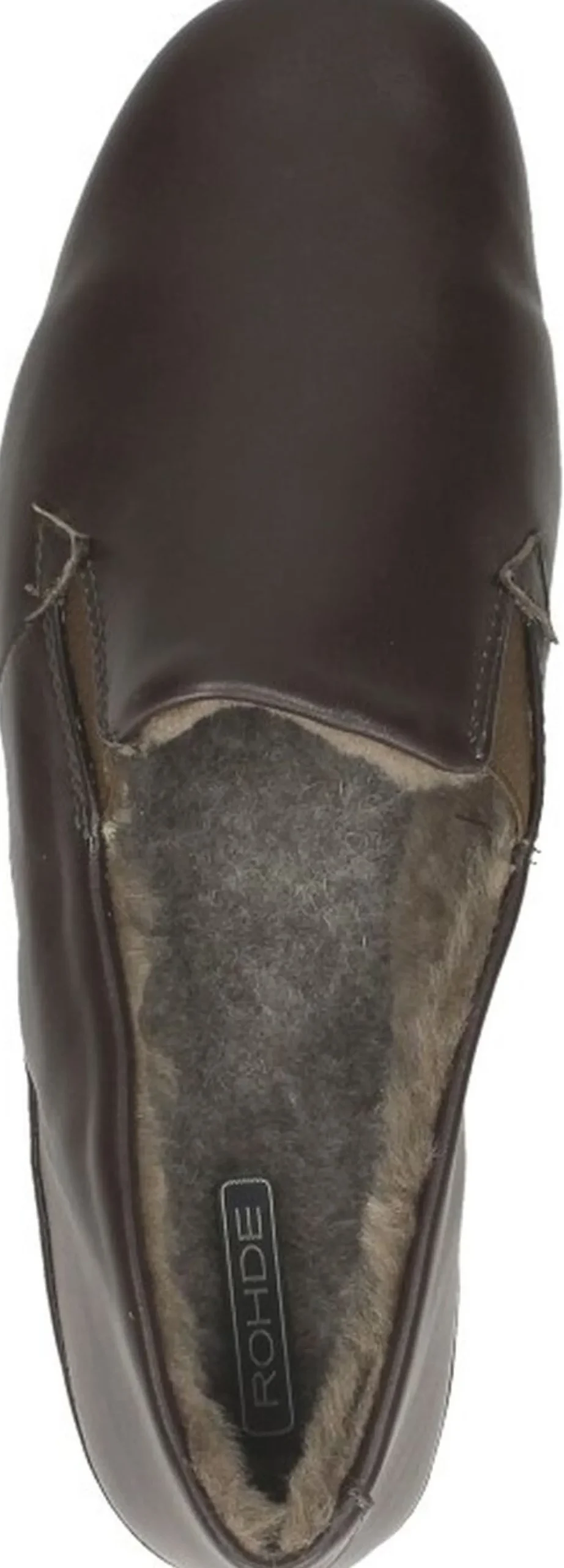 Rohde Heren pantoffels Donkerbruin New