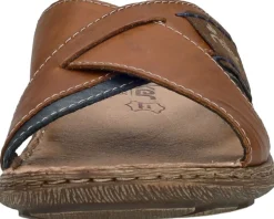 Rieker Heren slippers Cognac Best
