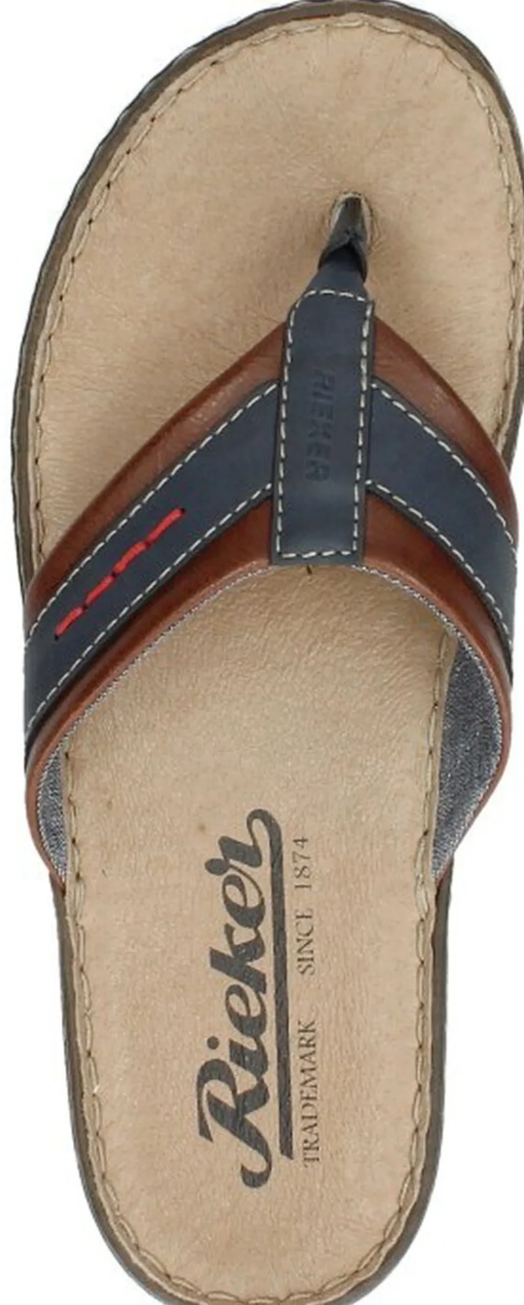 Rieker Heren slippers Cognac Online