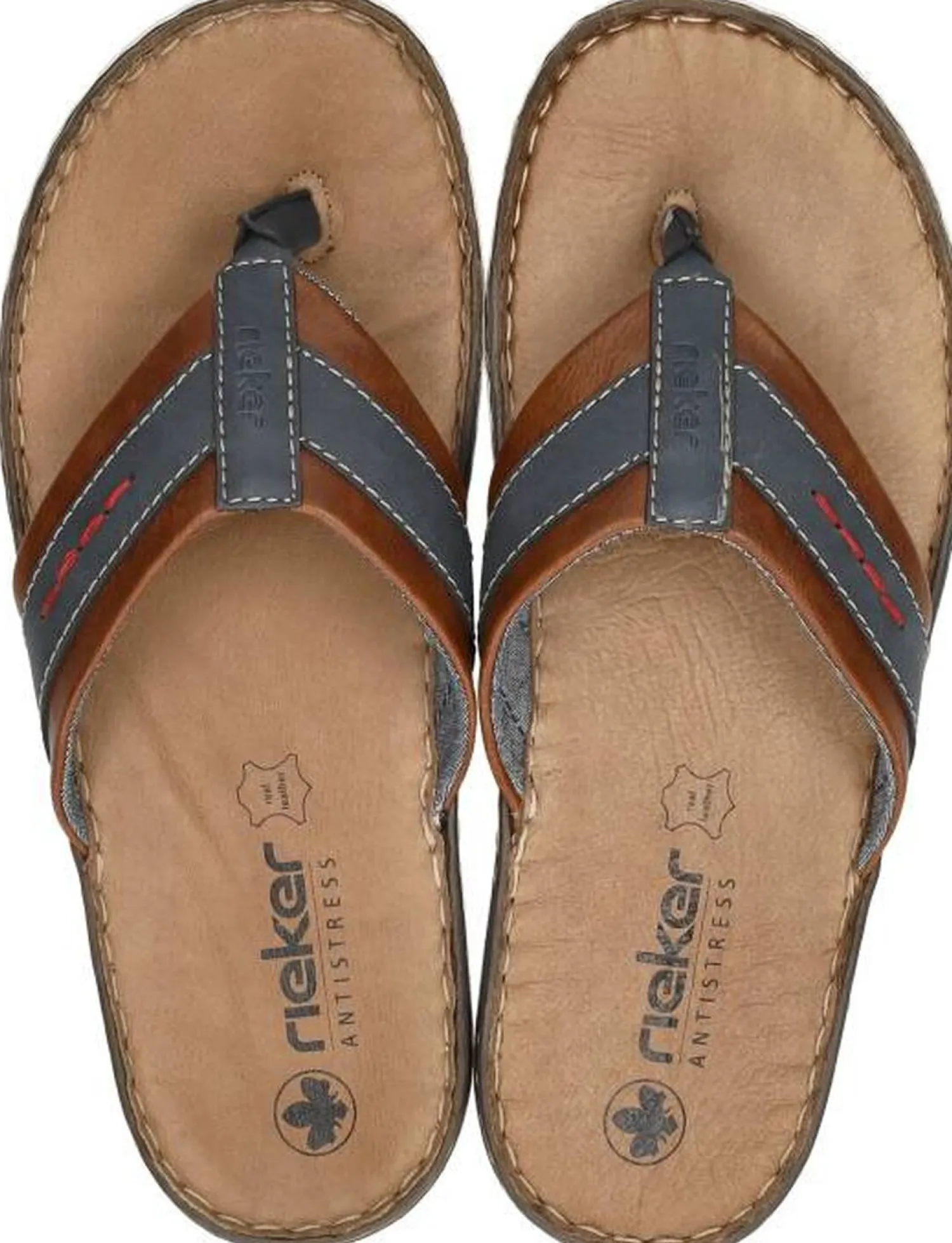 Rieker Heren slippers Cognac Online