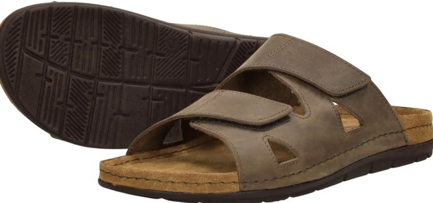 Rohde Heren slippers Donkerbruin Discount
