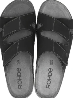 Rohde Heren slippers Zwart Hot