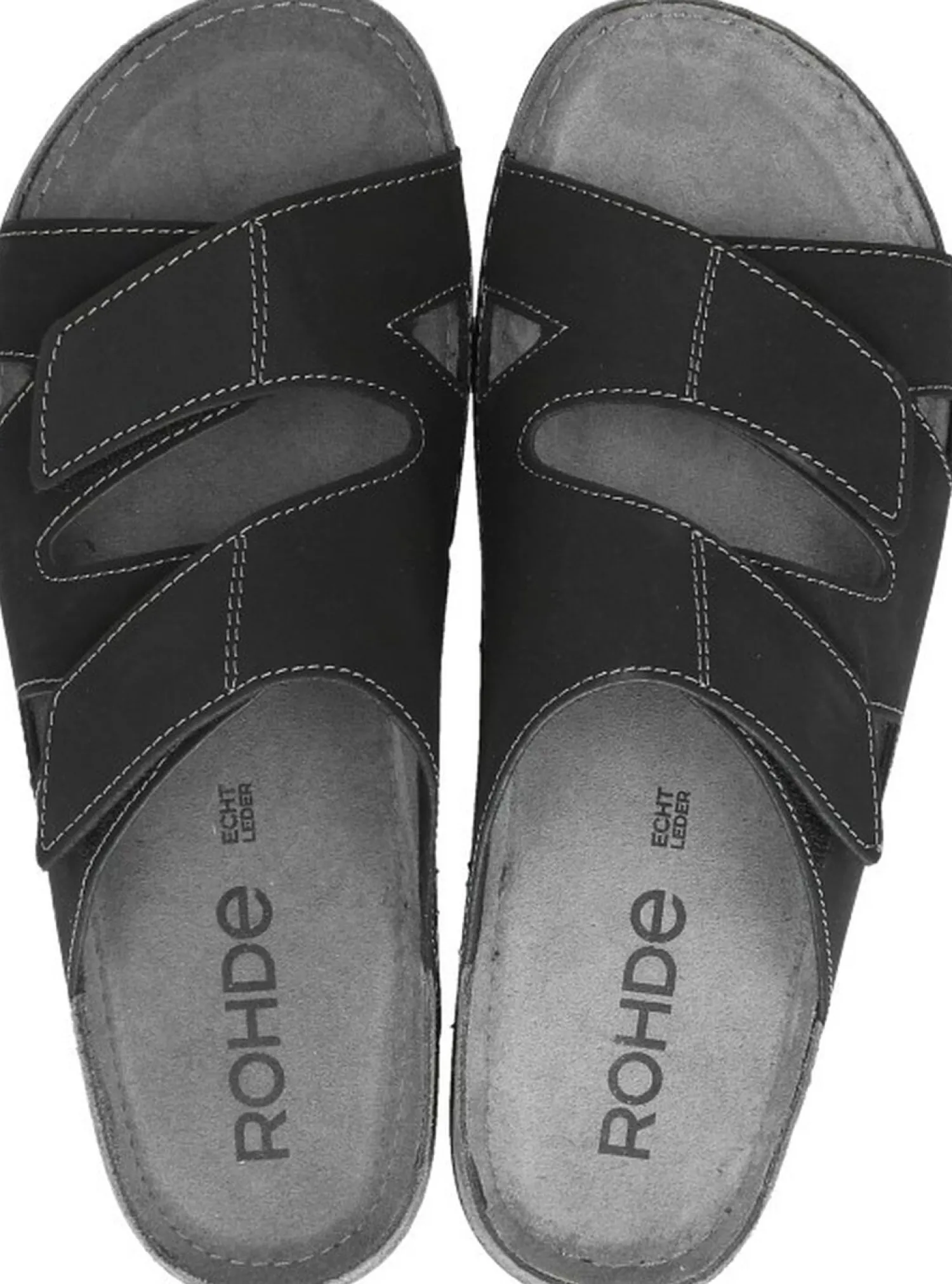 Rohde Heren slippers Zwart Hot