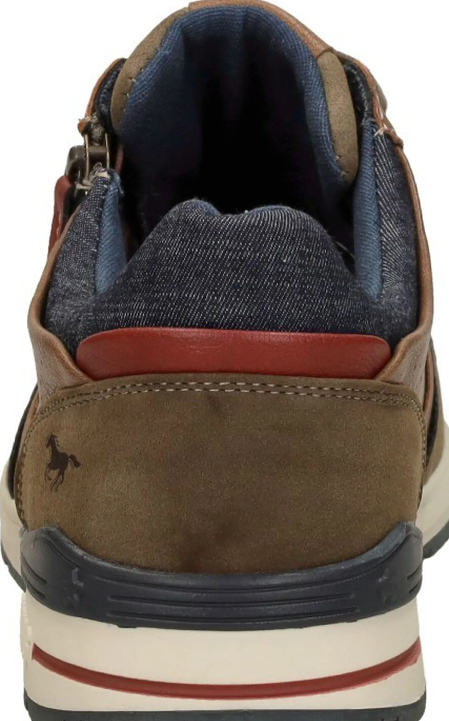 Mustang Heren sneakers Cognac Best