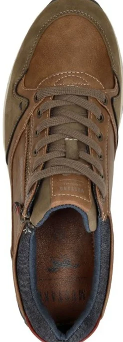 Mustang Heren sneakers Cognac Best