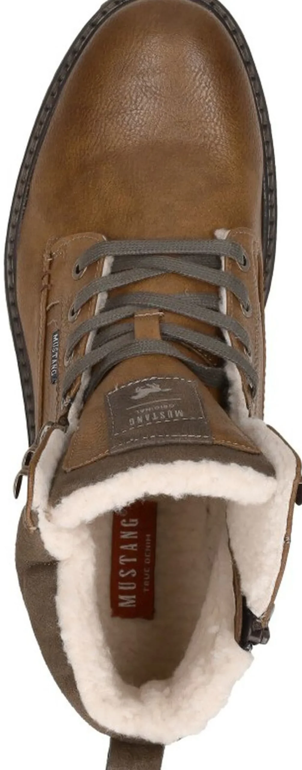 Mustang Heren veterschoenen Cognac Hot