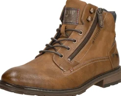 Mustang Heren veterschoenen Cognac Online