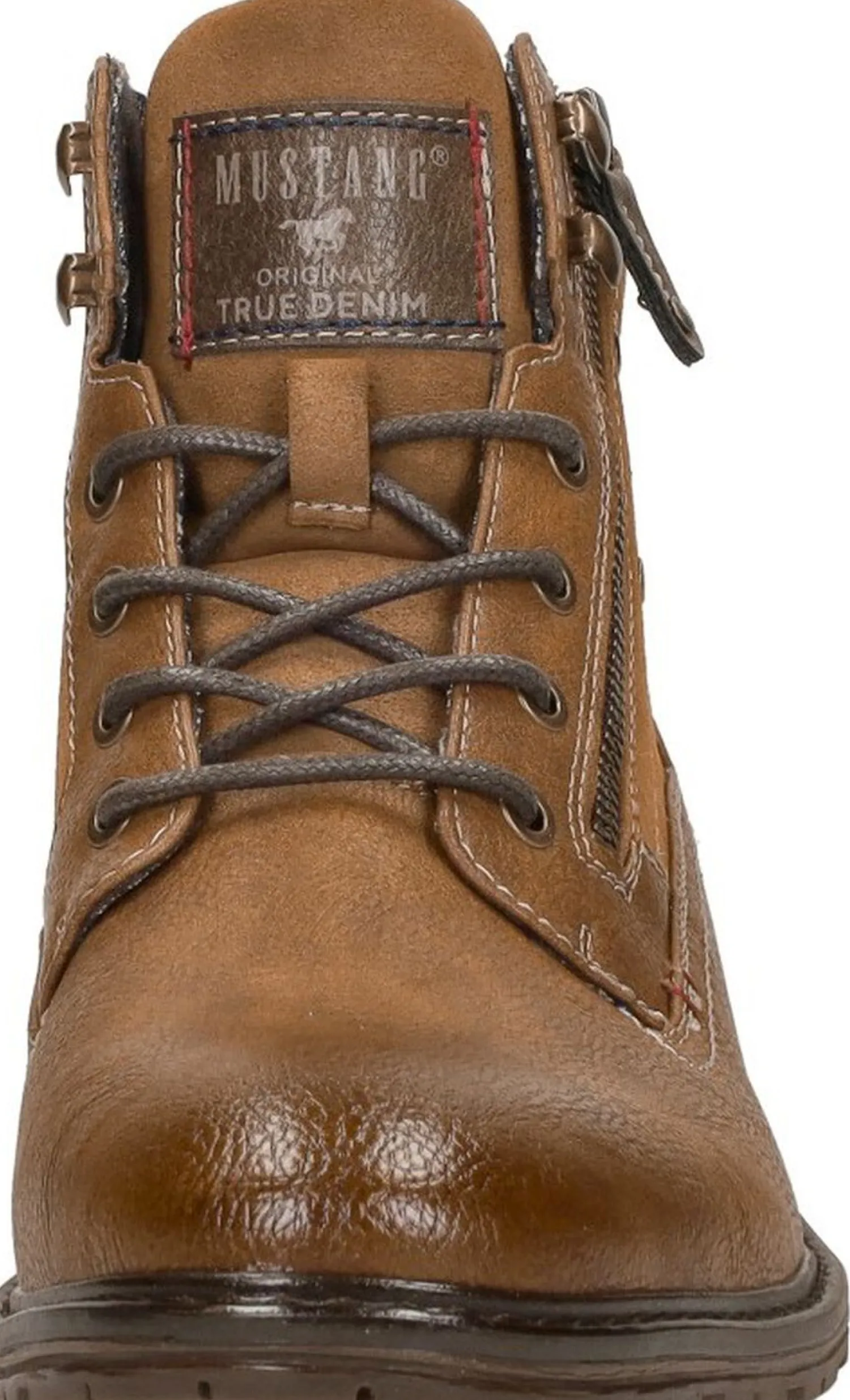 Mustang Heren veterschoenen Cognac Online