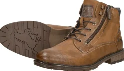 Mustang Heren veterschoenen Cognac Online