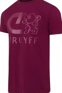 Cruyff Hernandez SS Tee Bordeaux Clearance