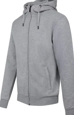 Cruyff Hernandez Zip thru Hood Lichtgrijs Clearance