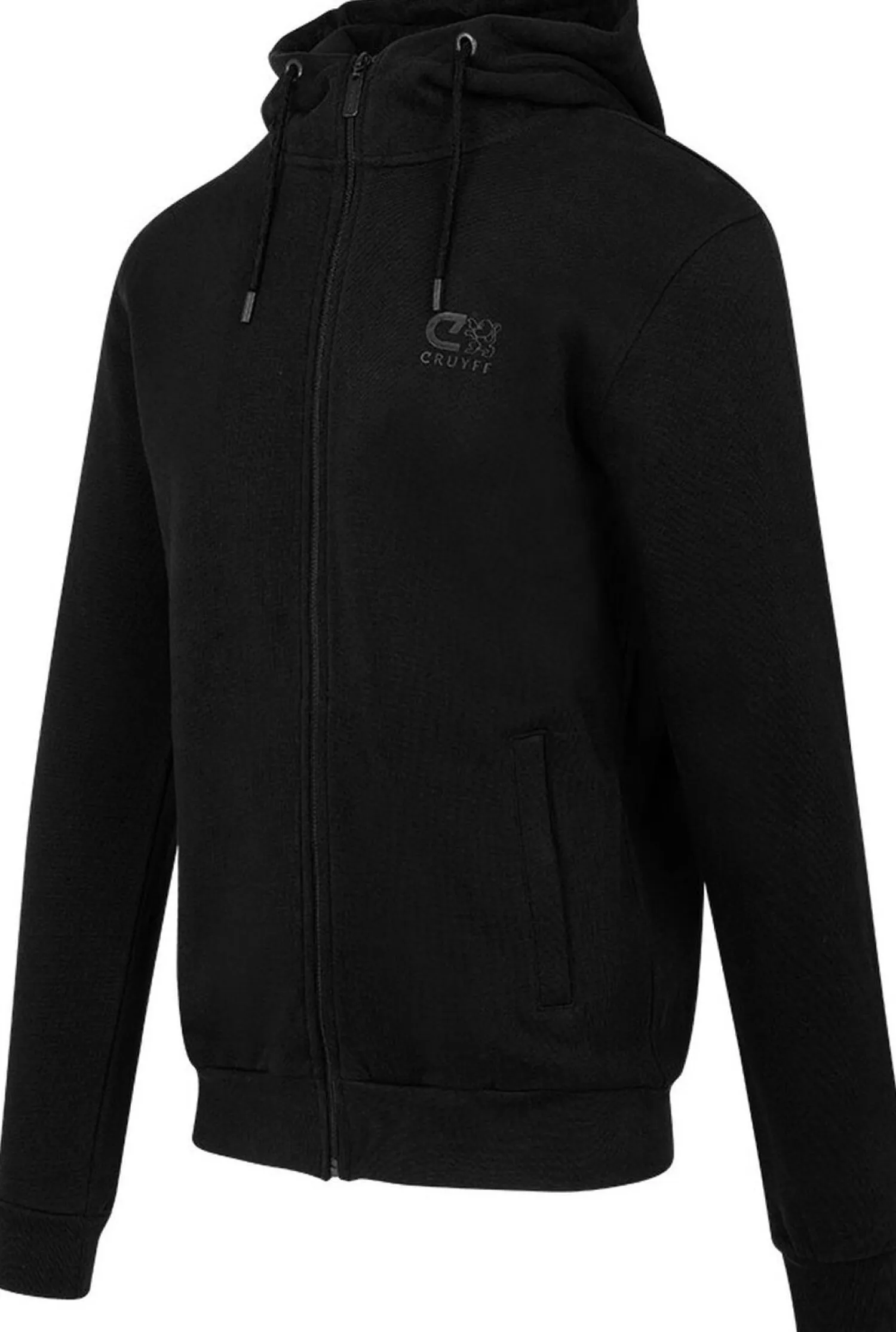 Cruyff Hernandez Zip thru Hood Zwart Clearance