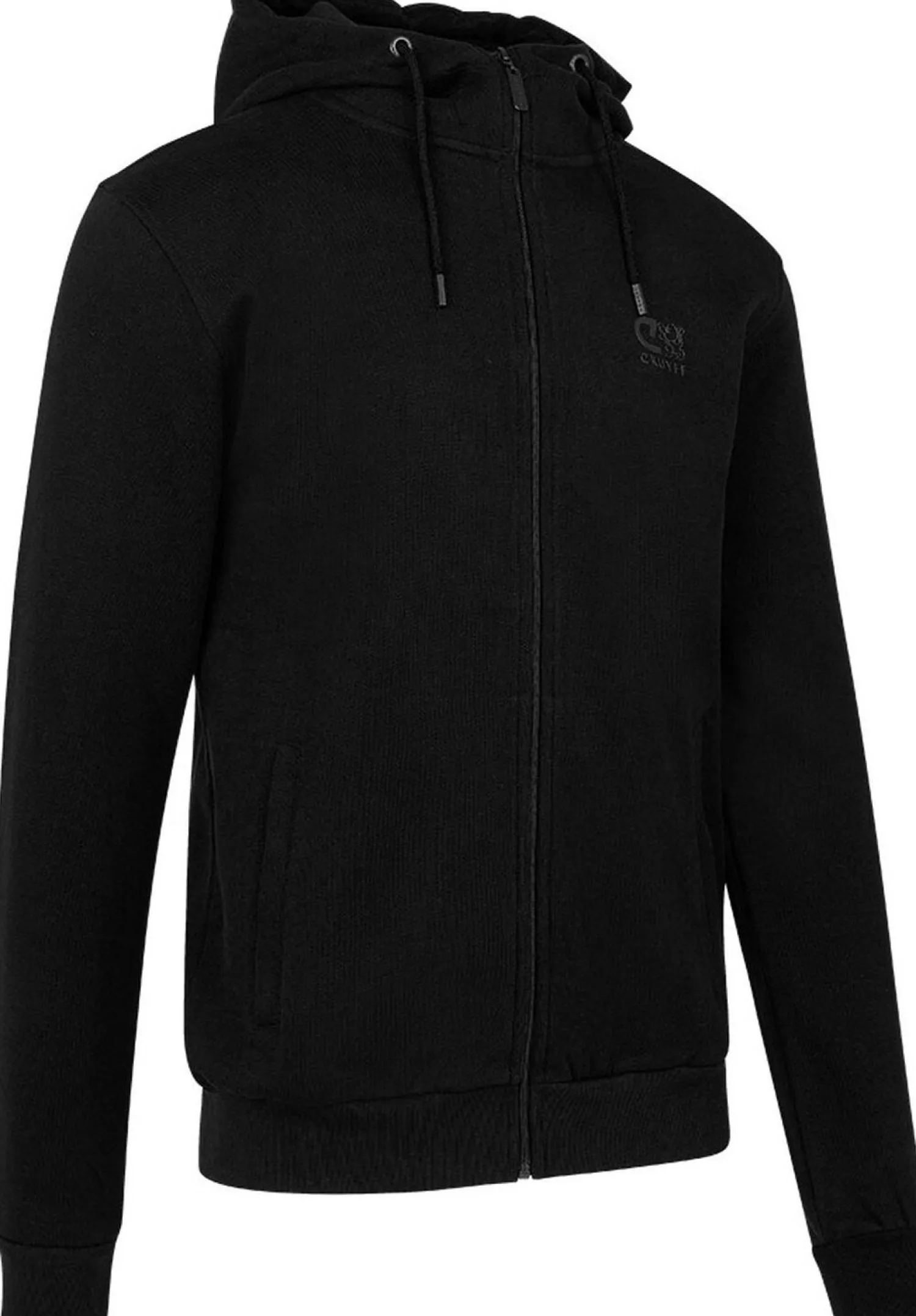 Cruyff Hernandez Zip thru Hood Zwart Clearance