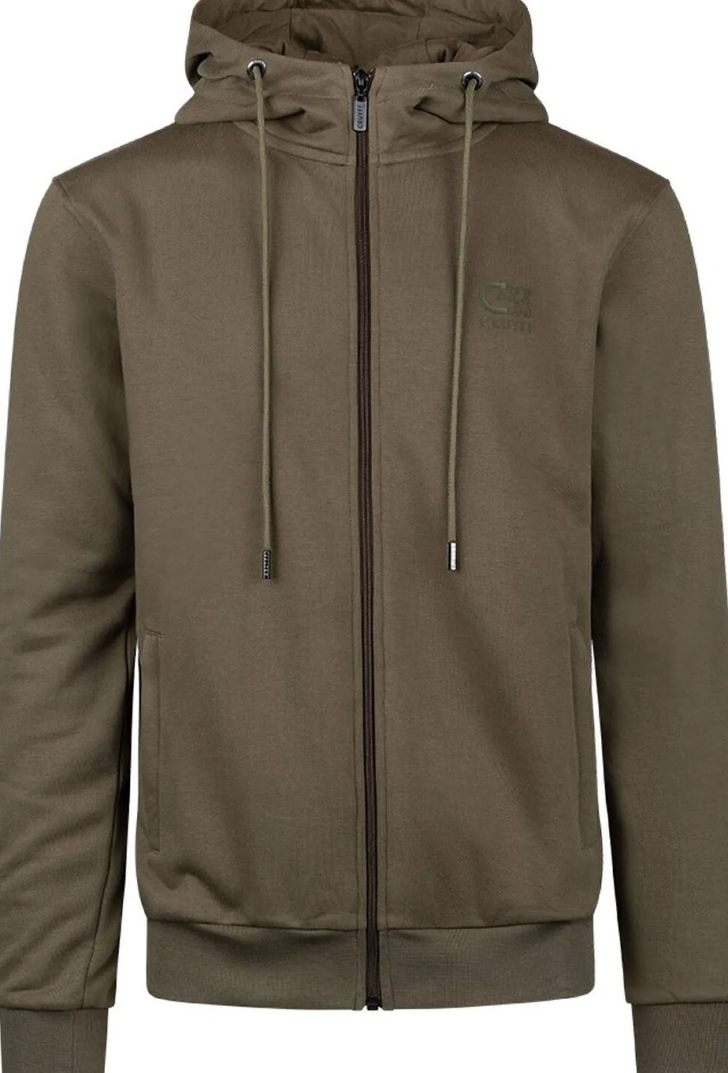 Cruyff Hernandez Zip thru Hood Khaki New