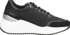Calvin Klein Internal Wedge Lace Up-Nylon Mix Zwart Outlet
