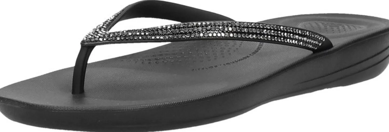 Fitflop iQushion Sparkle Zwart Hot