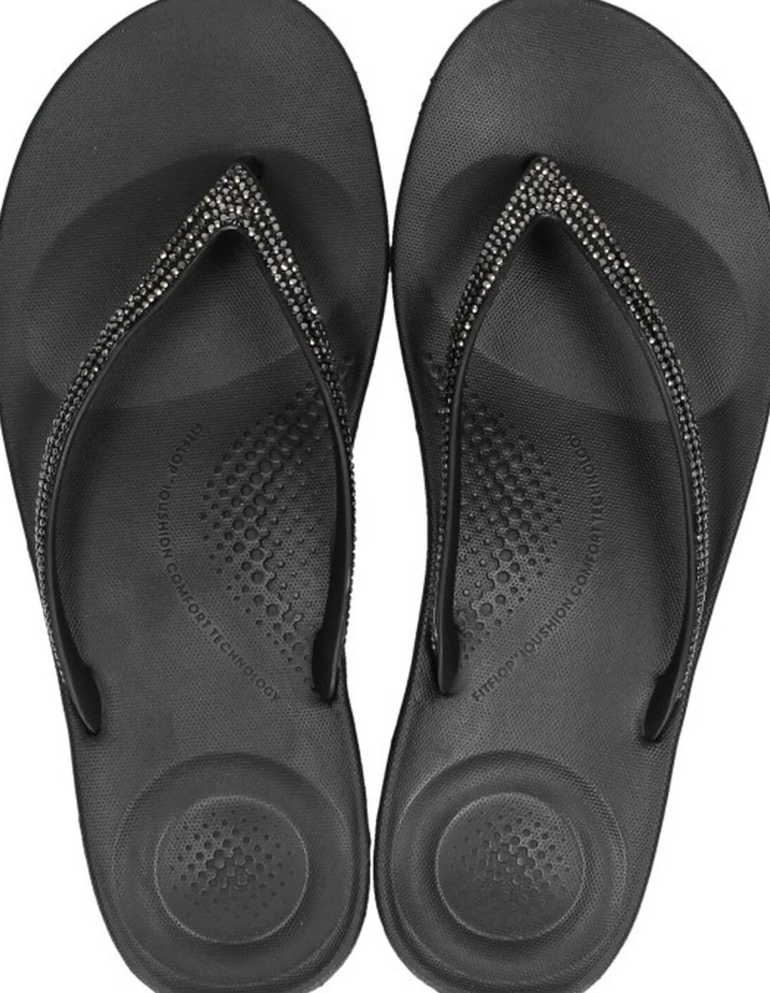 Fitflop iQushion Sparkle Zwart Hot