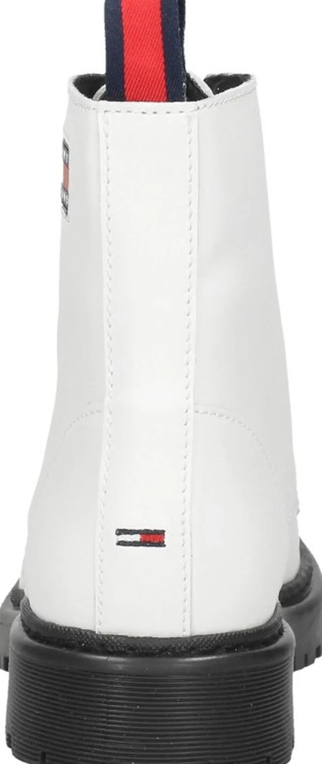 Tommy Hilfiger Iridescent Eyelets Flat boot Wit Hot