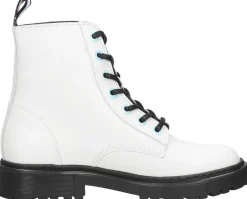 Tommy Hilfiger Iridescent Eyelets Flat boot Wit Hot