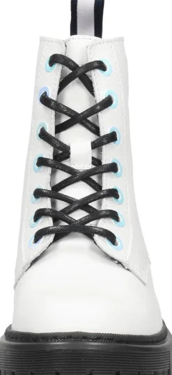 Tommy Hilfiger Iridescent Eyelets Flat boot Wit Hot