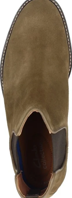 Clarks Jaxen Chelsea Taupe New
