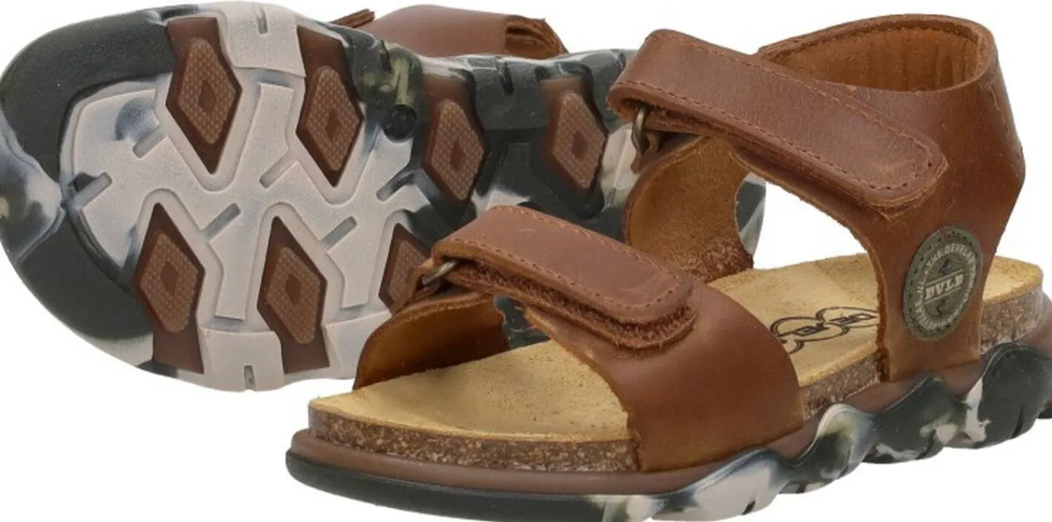 Develab Jongens Sandalen Cognac Best