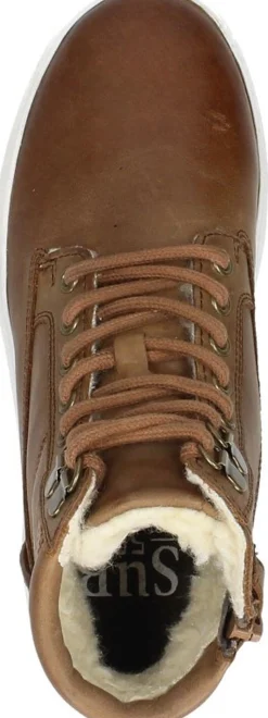 Sub55 Jongens veterschoenen Cognac Best