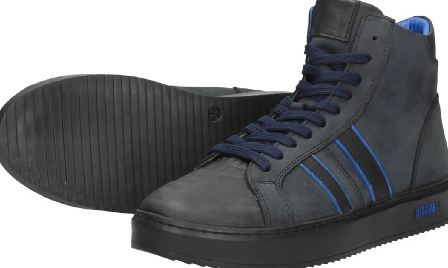 Sub55 Jongens veterschoenen Blauw Discount