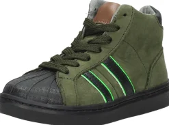 Keq Jongens veterschoenen Groen Hot