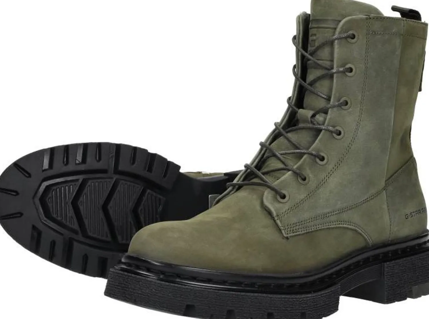 G-star Kafey High Lace Nub W Groen Sale