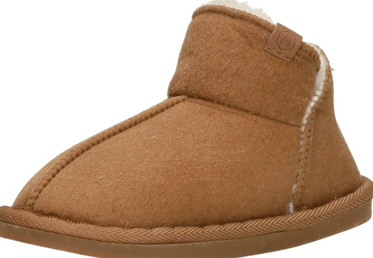 Apollo Kids Home Boots Suede Cognac New