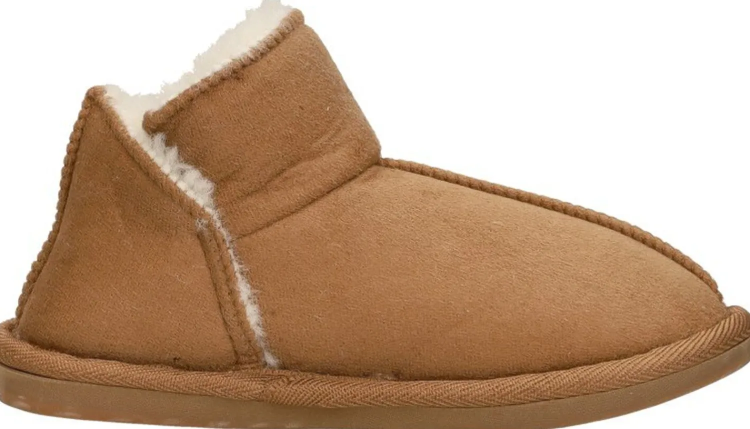 Apollo Kids Home Boots Suede Cognac New