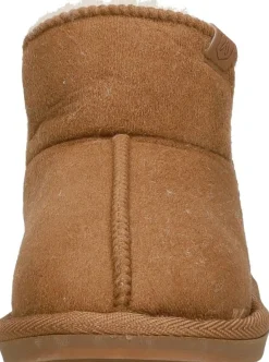 Apollo Kids Home Boots Suede Cognac New