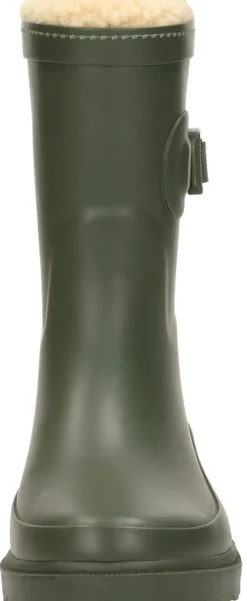 Xq Footwear Kids Rubber Rain Boots Fur Groen Outlet