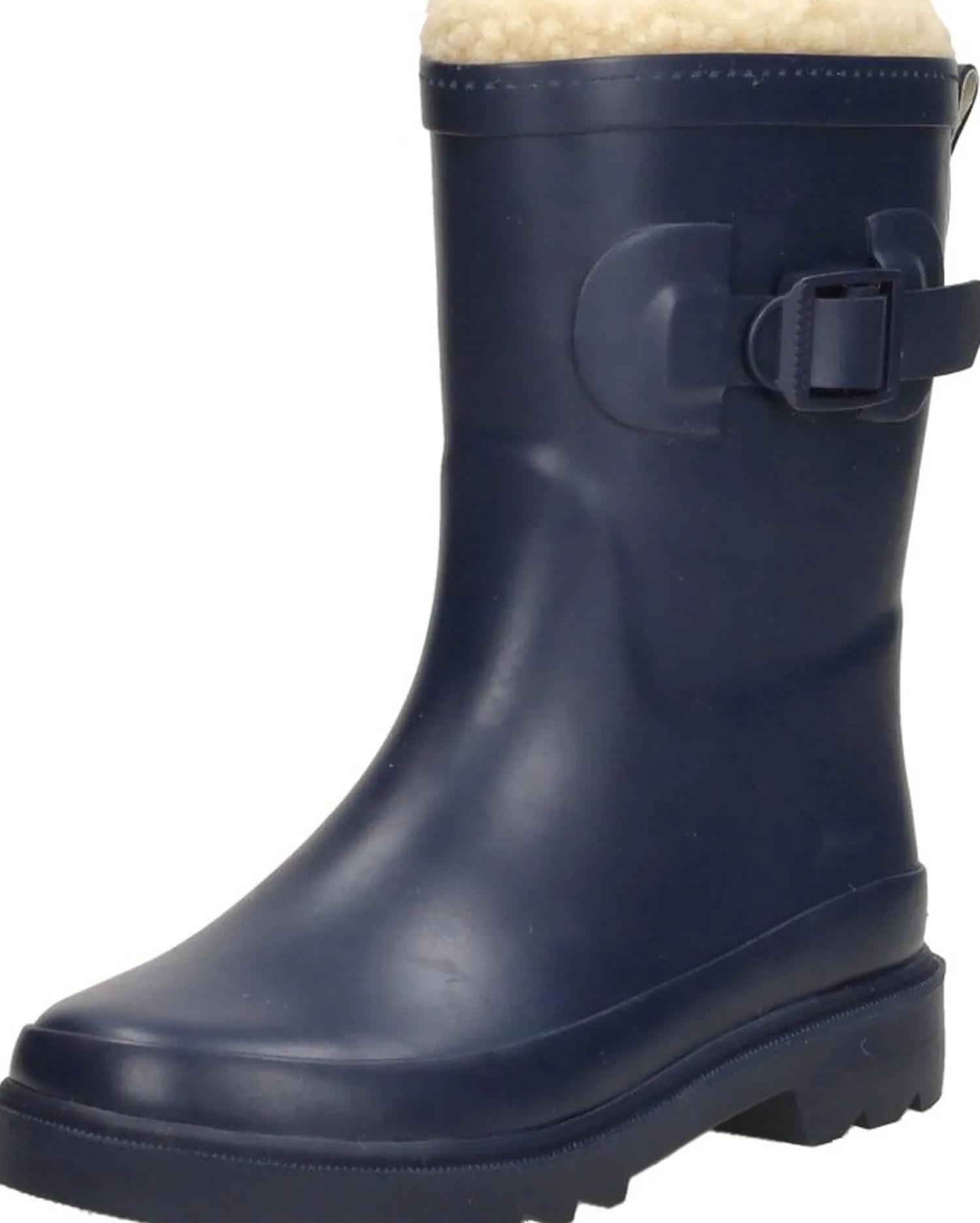 Xq Footwear Kids Rubber Rain Boots Fur Blauw New