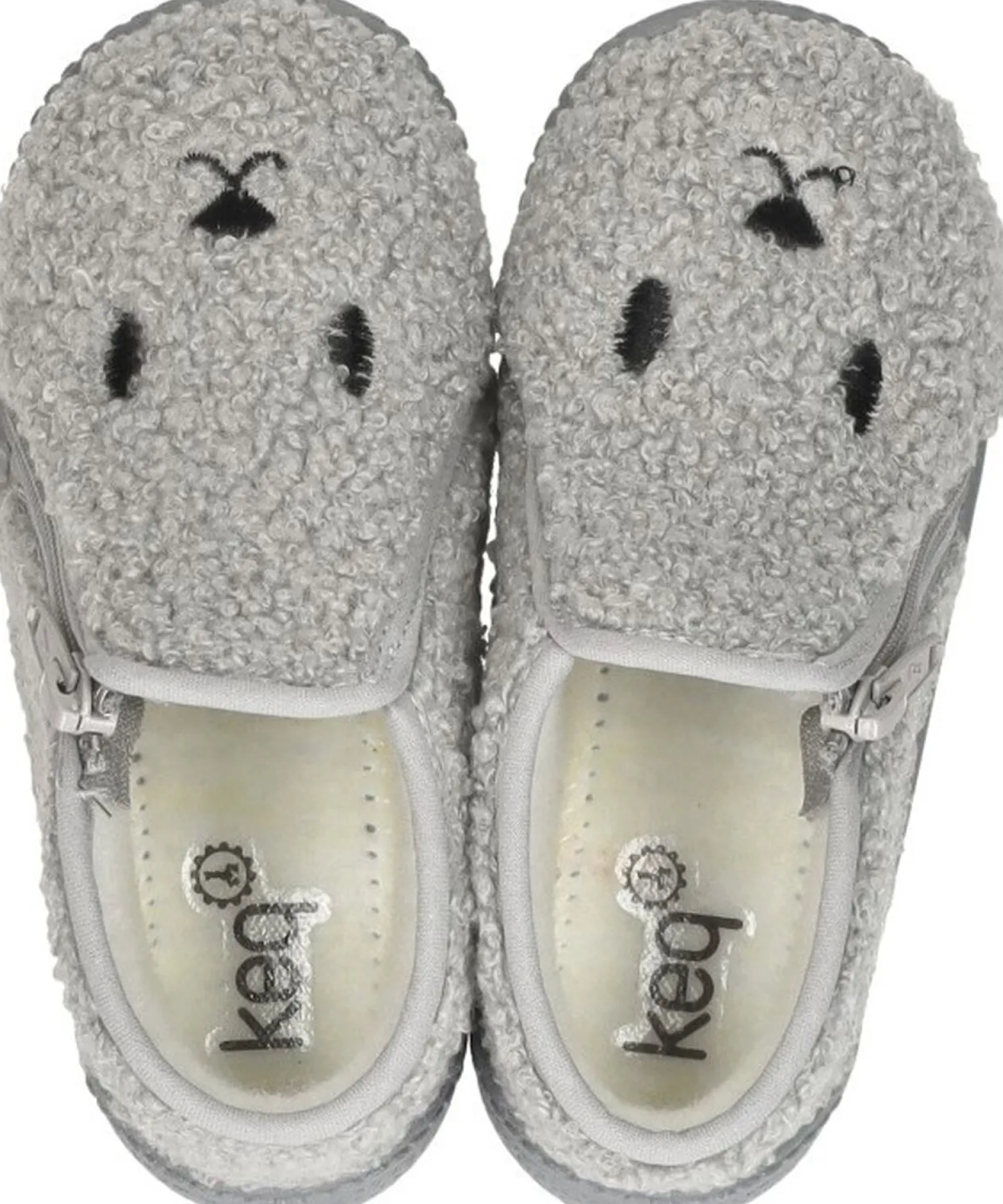 Keq Kinderpantoffels Donkergrijs Hot